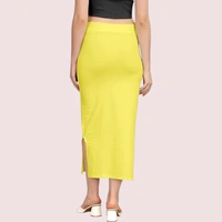 InnerFeel French Daina Flawless Fit Cotton Petticoat Shaper - XXL, Lemon Yellow
