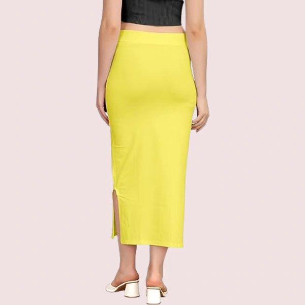 InnerFeel French Daina Flawless Fit Cotton Petticoat Shaper - XXL, Lemon Yellow