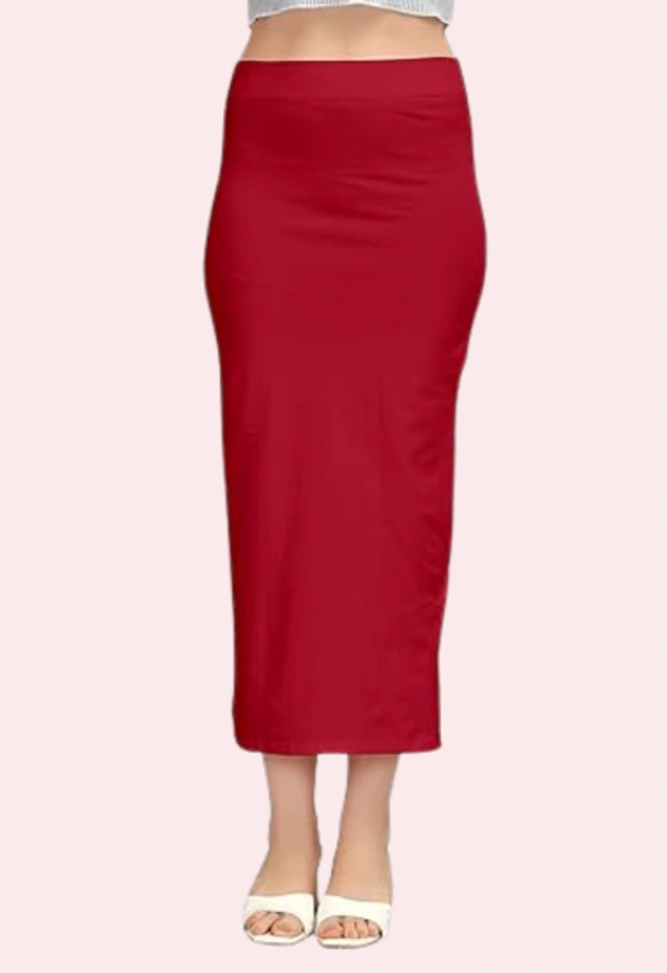 InnerFeel French Daina Smooth Curve Cotton Petticoat Shaper - XL, Maroon