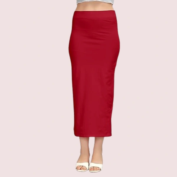 InnerFeel French Daina Smooth Curve Cotton Petticoat Shaper - XL, Maroon