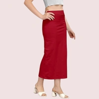 InnerFeel French Daina Smooth Curve Cotton Petticoat Shaper - XL, Maroon