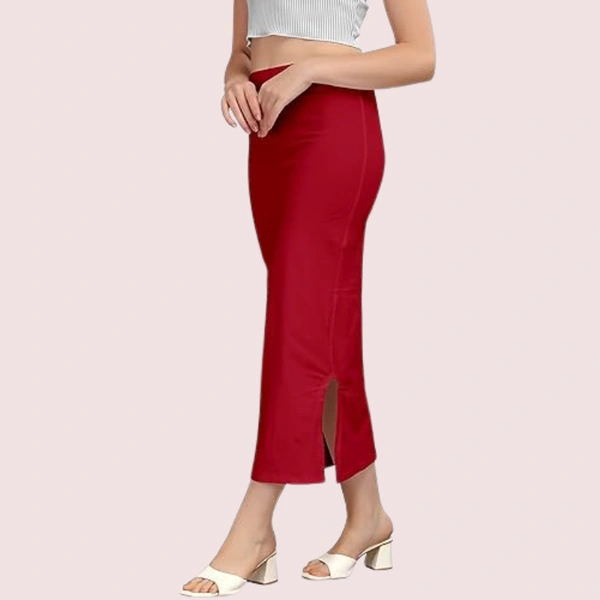 InnerFeel French Daina Smooth Curve Cotton Petticoat Shaper - XL, Maroon