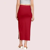 InnerFeel French Daina Smooth Curve Cotton Petticoat Shaper - XL, Maroon