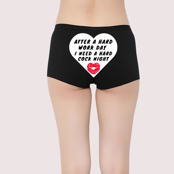 InnerFeel Her Exclusive Naughty Quotes Panties - M, Assorted