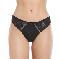 InnerFeel Lace Mesh Thong Panties