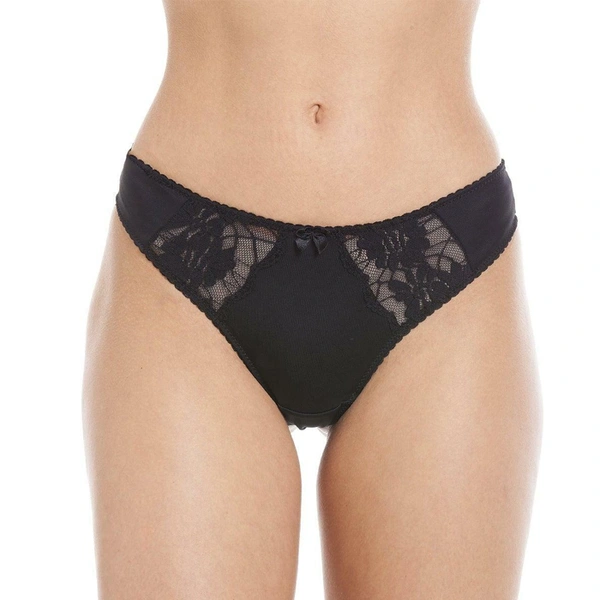 InnerFeel Lace Mesh Thong Panties