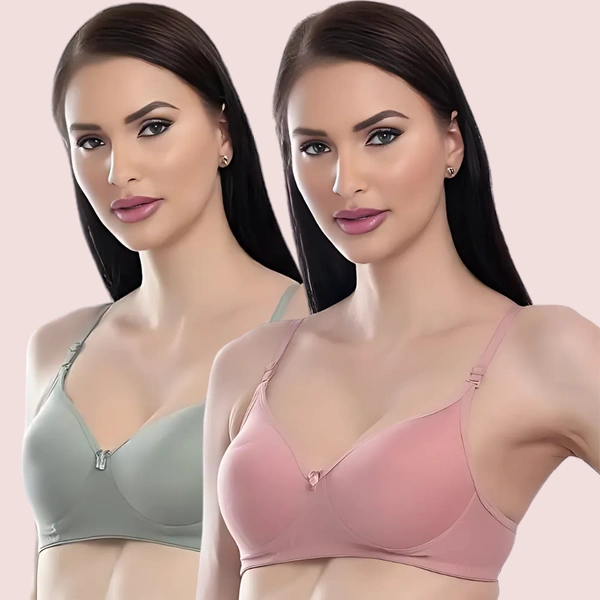 InnerFeel Lift & Lounge 2-Pack Lightly Padded Push-Up Bra - 30 B