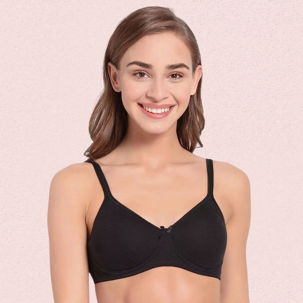 InnerFeel Lightweight Non-Wired Cotton Bra (Pack of 2) - 32B, Assorted