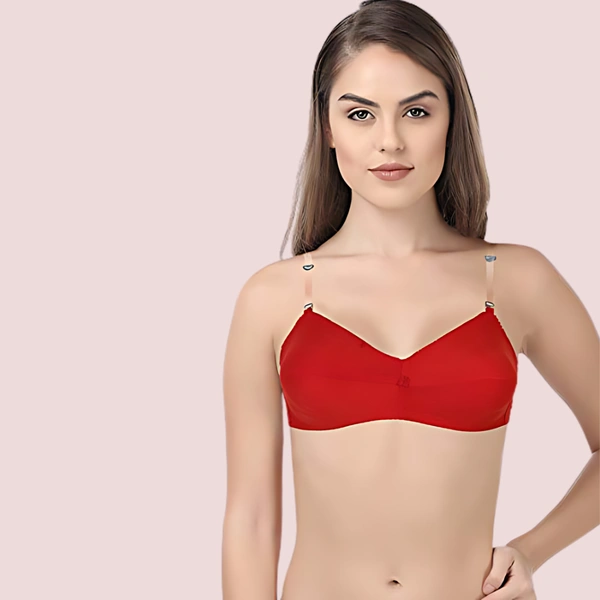 InnerFeel Love Me Mixed Invisible Strap Bra (Pk Of 2) - Mixed, 32