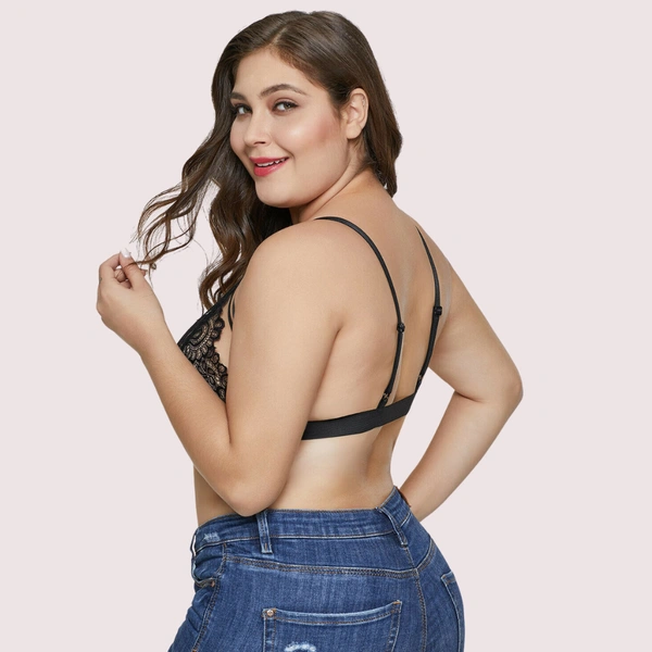 InnerFeel Lunar Allure Sheer Bra & Panty Duo - 2XL