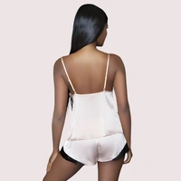 InnerFeel Luxe Silk Satin Cami & Shorts Set - 5XL, White