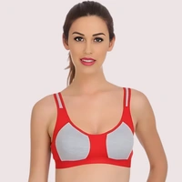 InnerFeel "Medium" Impact sports bra panty set pack of 3 - 32B, Assorted