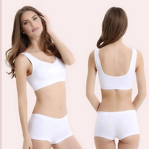 InnerFeel Motion Mate Sports Bra & Boyshort Set - L