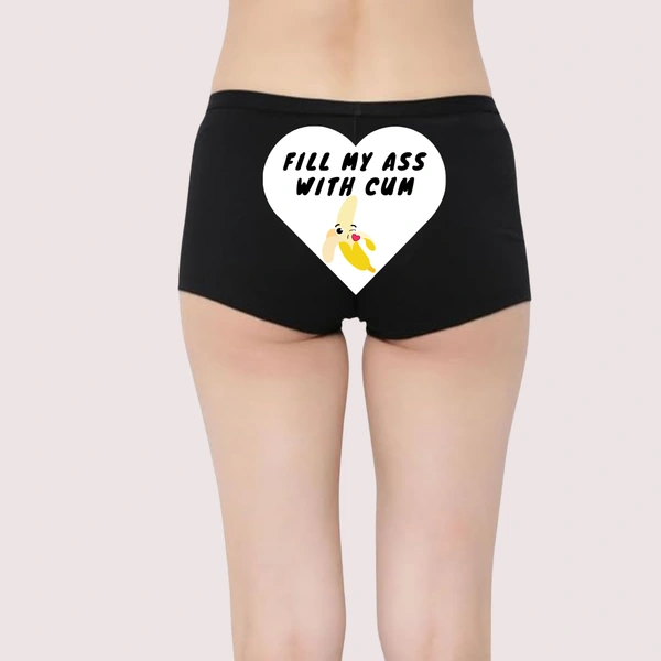 InnerFeel Naughty text on Personalized Panty for Her - M, Assorted