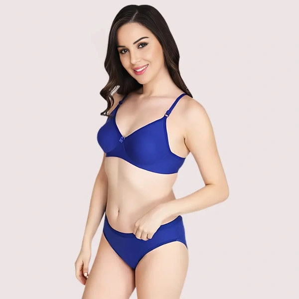 InnerFeel Non-Padded Bra Panty Set for Women (2 pack) - 30, assorted