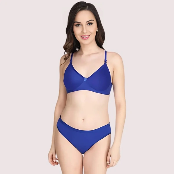 InnerFeel Non-Padded Bra Panty Set for Women (2 pack) - 30, assorted