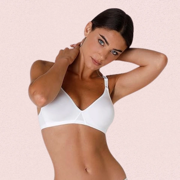 InnerFeel Non-Wired Full Coverage Cotton Bra (Pack of 2) - 32B, Assorted