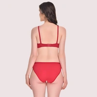 InnerFeel Padded Cotton Bra Panty Set for a Seductive Look (2 pack) - 30, assorted
