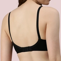 InnerFeel Passion Plunge – Black Seamless Padded Bra - 30 A