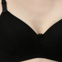 InnerFeel Passion Plunge – Black Seamless Padded Bra - 30 A