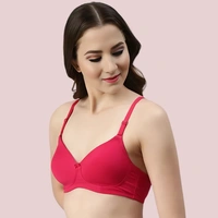 InnerFeel Passion Plunge – Red Seamless Padded Bra - 30 B