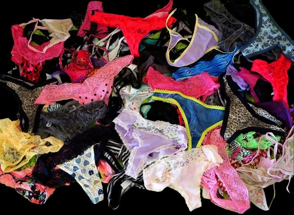 InnerFeel (Pk of 6) Affordable women's thong underwear - M, Assorted