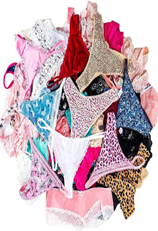 InnerFeel (Pk of 7) Comfy thong Panties - M, Assorted