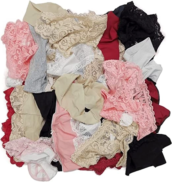 InnerFeel (Pk of 7) Comfy thong Panties - M, Assorted