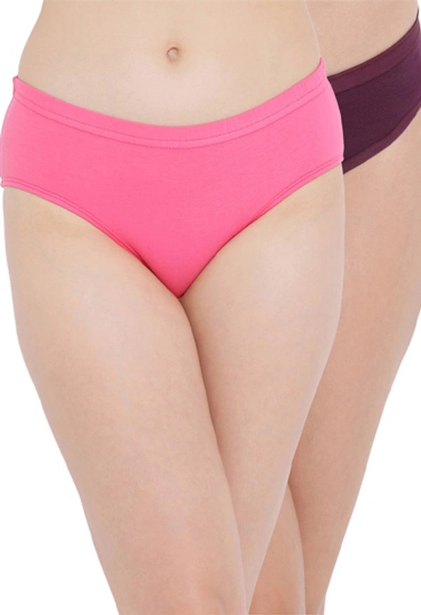 InnerFeel Plain Comfy Bikini Brief Pack Of Two - L, Assorted