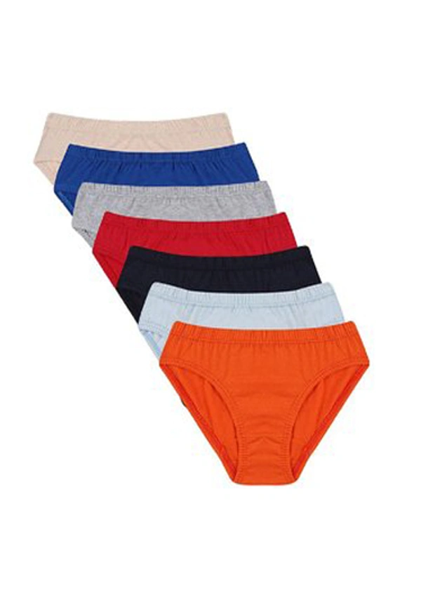 InnerFeel Plain Comfy Pack Of Seven Bikini Briefs - XL, Assorted