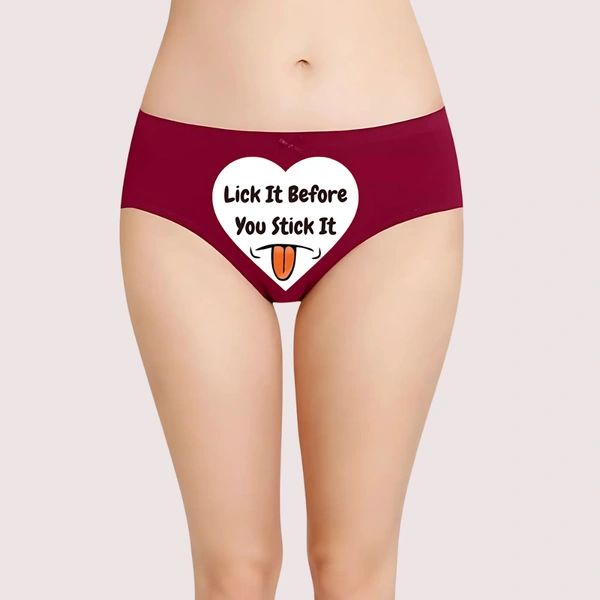 InnerFeel Playful Custom Message Intimate Panty - XL, Assorted
