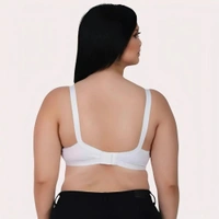 InnerFeel PureBreeze 4-Pack – White Cotton Bras for Summers - 36 B