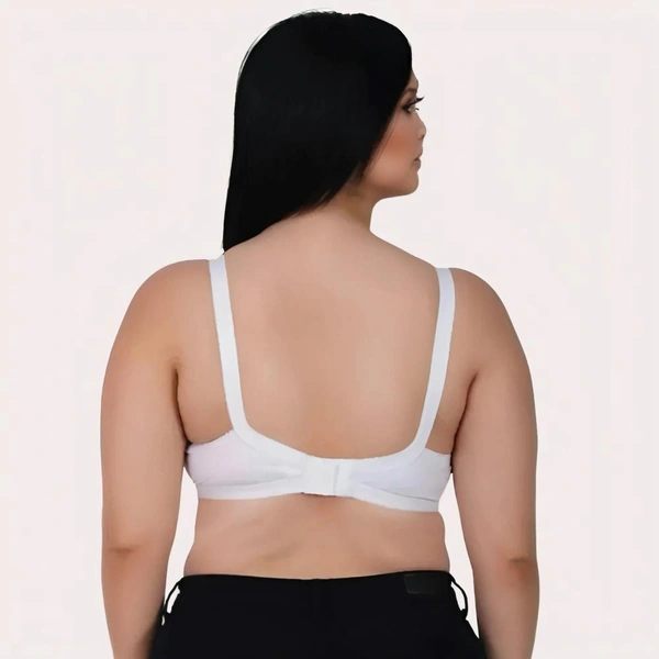 InnerFeel PureBreeze 4-Pack – White Cotton Bras for Summers - 36 B