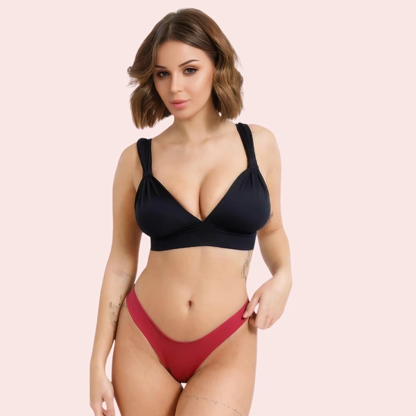InnerFeel Scarlet Tide Classic Bikini Bottom (Bottom Only) - M