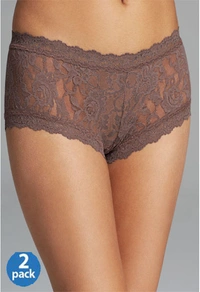 InnerFeel Sensual Brown Lace 2 Piece Panties
