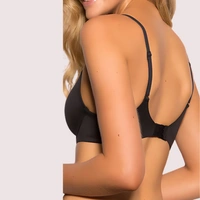 InnerFeel Sexy Black Push Up Underwired T-Shirt Bra - Black, 30
