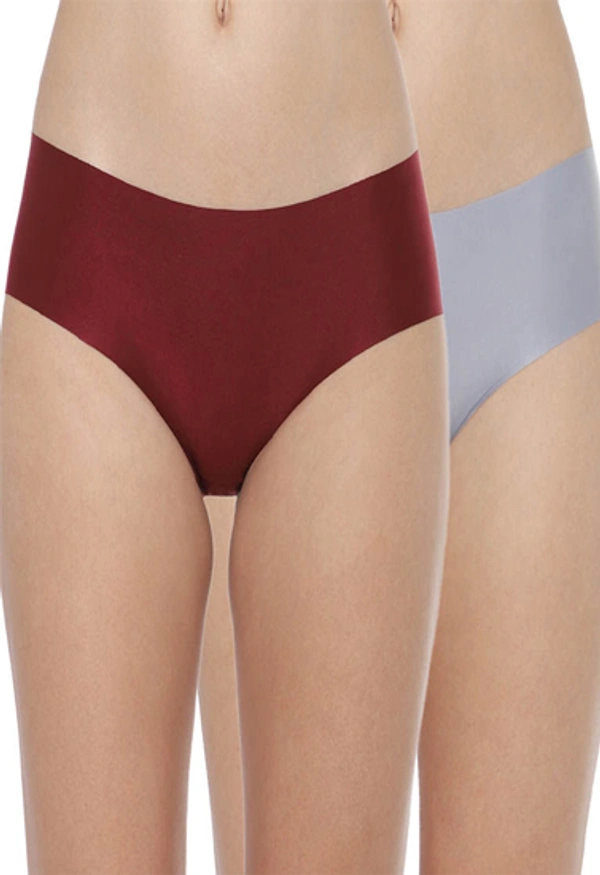 InnerFeel Sexy Plain Pack Of 2 Bikini Panties - M, Assorted