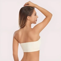 InnerFeel Sexy White Tube Bandeau Bra Top - As per availability, 30B