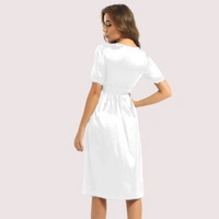 InnerFeel Silken Comfort Knee-Length Lounge Dress - 4XL, As Per Product Image