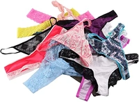 InnerFeel Six Assorted styles Thong's in One Pack - L, Assorted