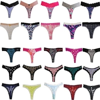 InnerFeel Six Assorted styles Thong's in One Pack - L, Assorted