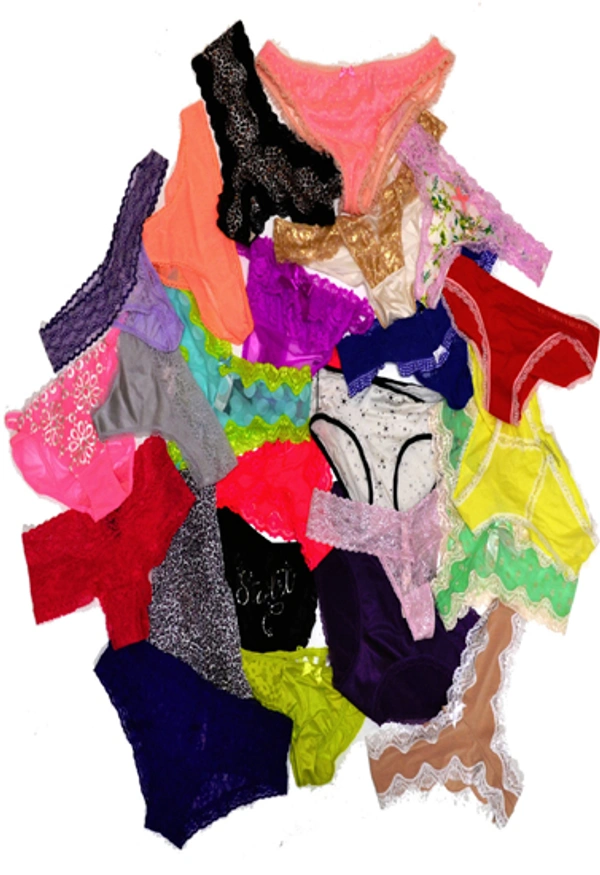InnerFeel Six Assorted Thongs for Every Day Wear - L, Assorted