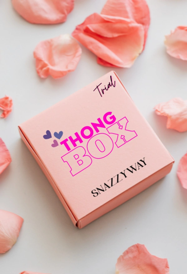 InnerFeel ♥Snazzyway Thong Panties Trial box - L, Assorted