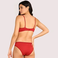 InnerFeel Soft Cotton Lingerie Set For Her (2 pack) - 32, assorted