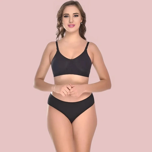 InnerFeel Soft Ease Cotton Comfort – Bra & Panty Set (2-Pack)