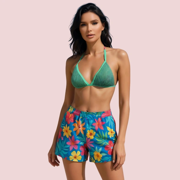 InnerFeel Sporty Minimalist Crochet-Look String Bikini soutien (Top Only) - M