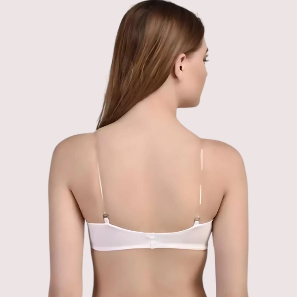 InnerFeel Stretchable and Wire-Free Bandeau for Everyday Comfort - 34 B, Off White