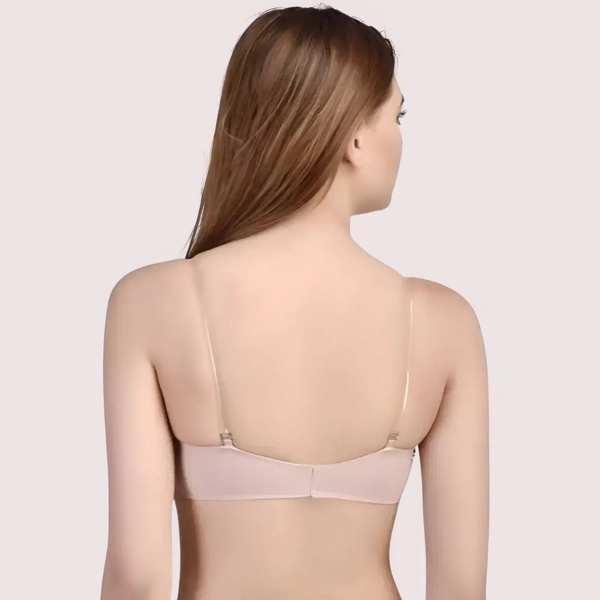 InnerFeel Stretchable and Wirefree Tube Bra for Daily Luxury - 32B, Beige