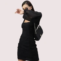 InnerFeel Stylish Black One-Piece Outfit for Women
