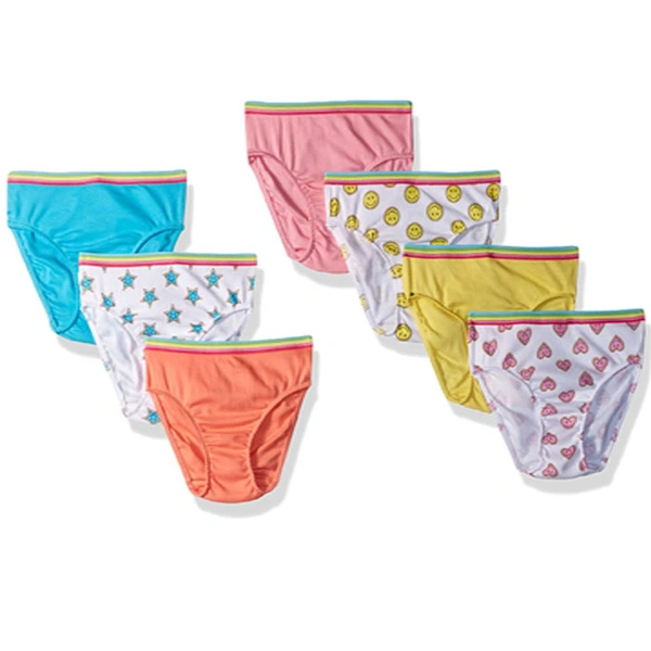 InnerFeel Super Cool Brief Panties Lot Of Seven - S, Assorted